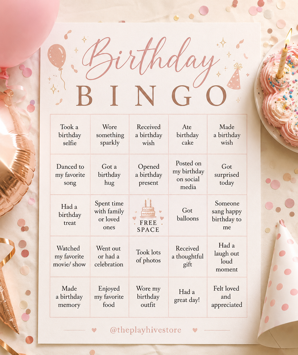 Birthday Number Bingo