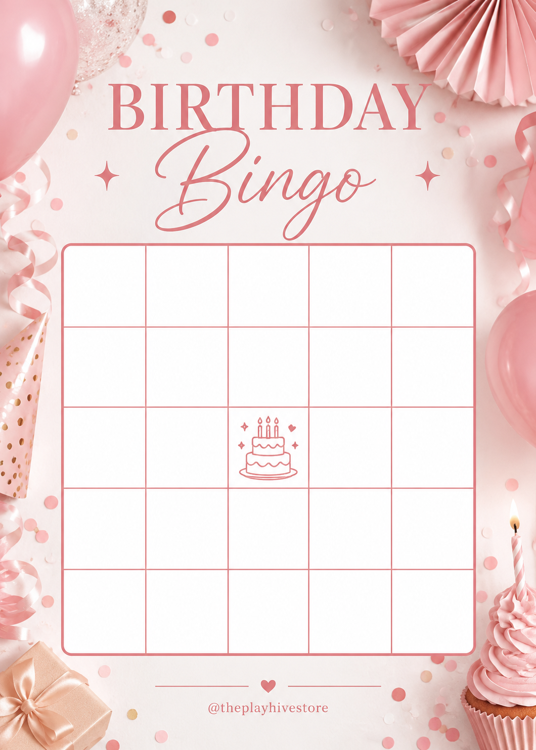 Birthday Number Bingo
