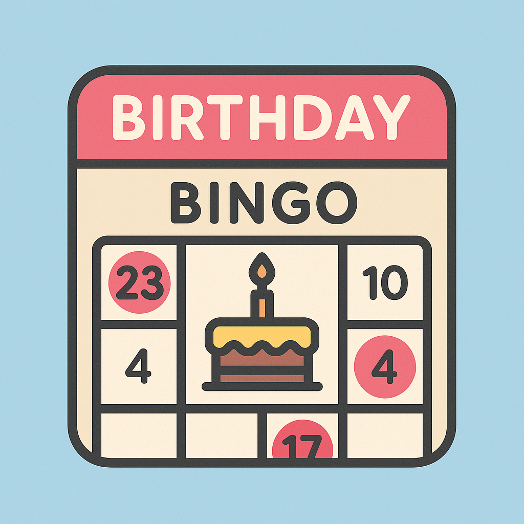 Birthday Number Bingo