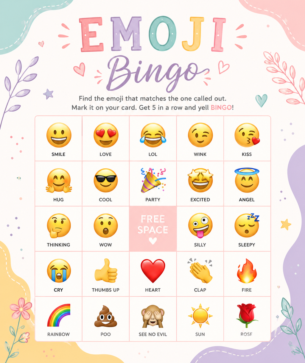 Emoji Bingo