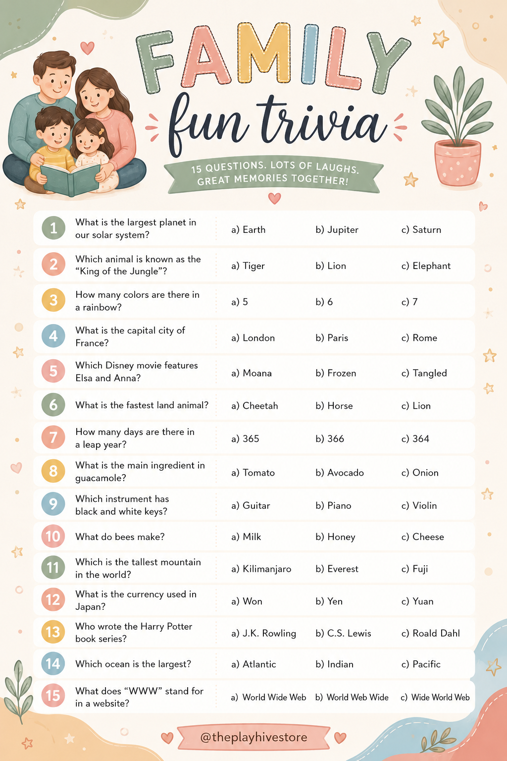 Family Fun Trivia