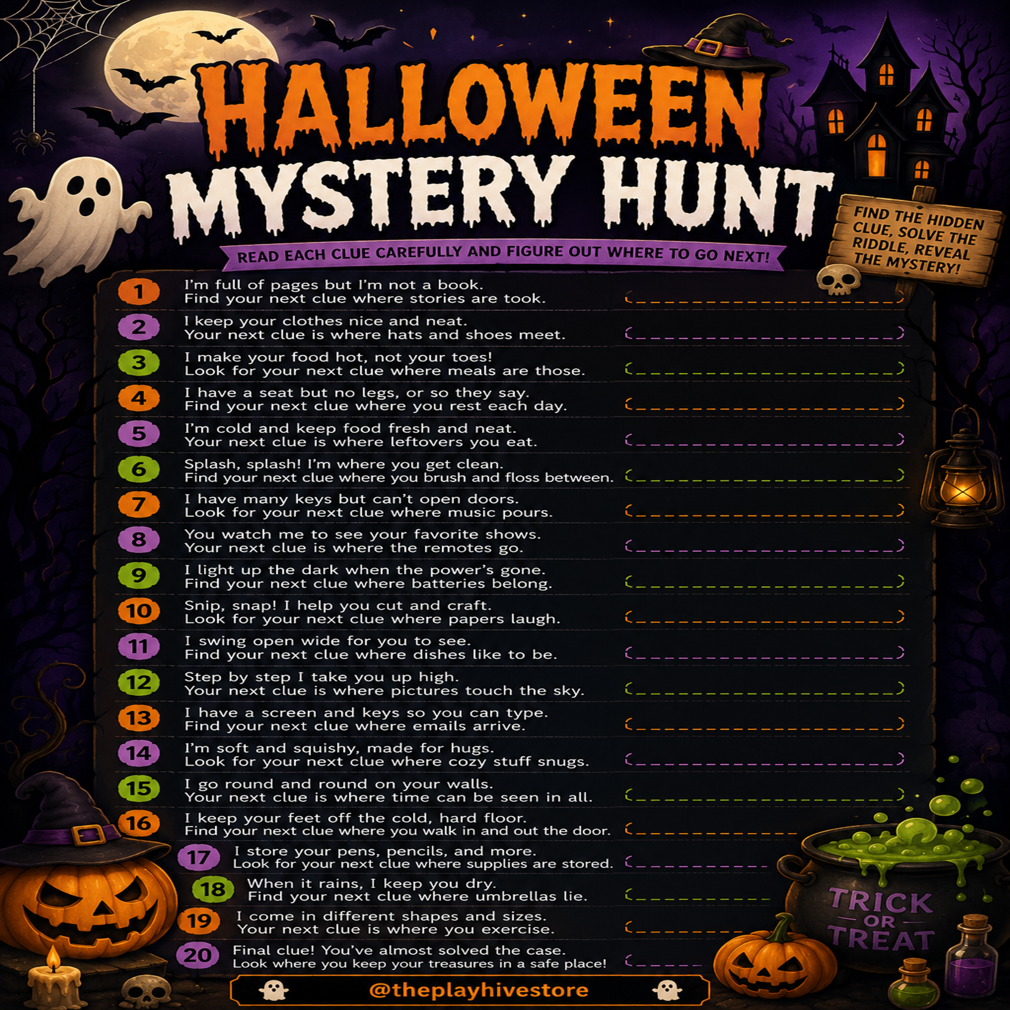 Halloween Mystery Hunt