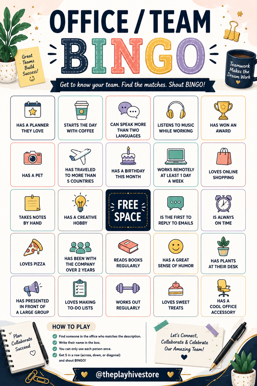 Office / Team Bingo