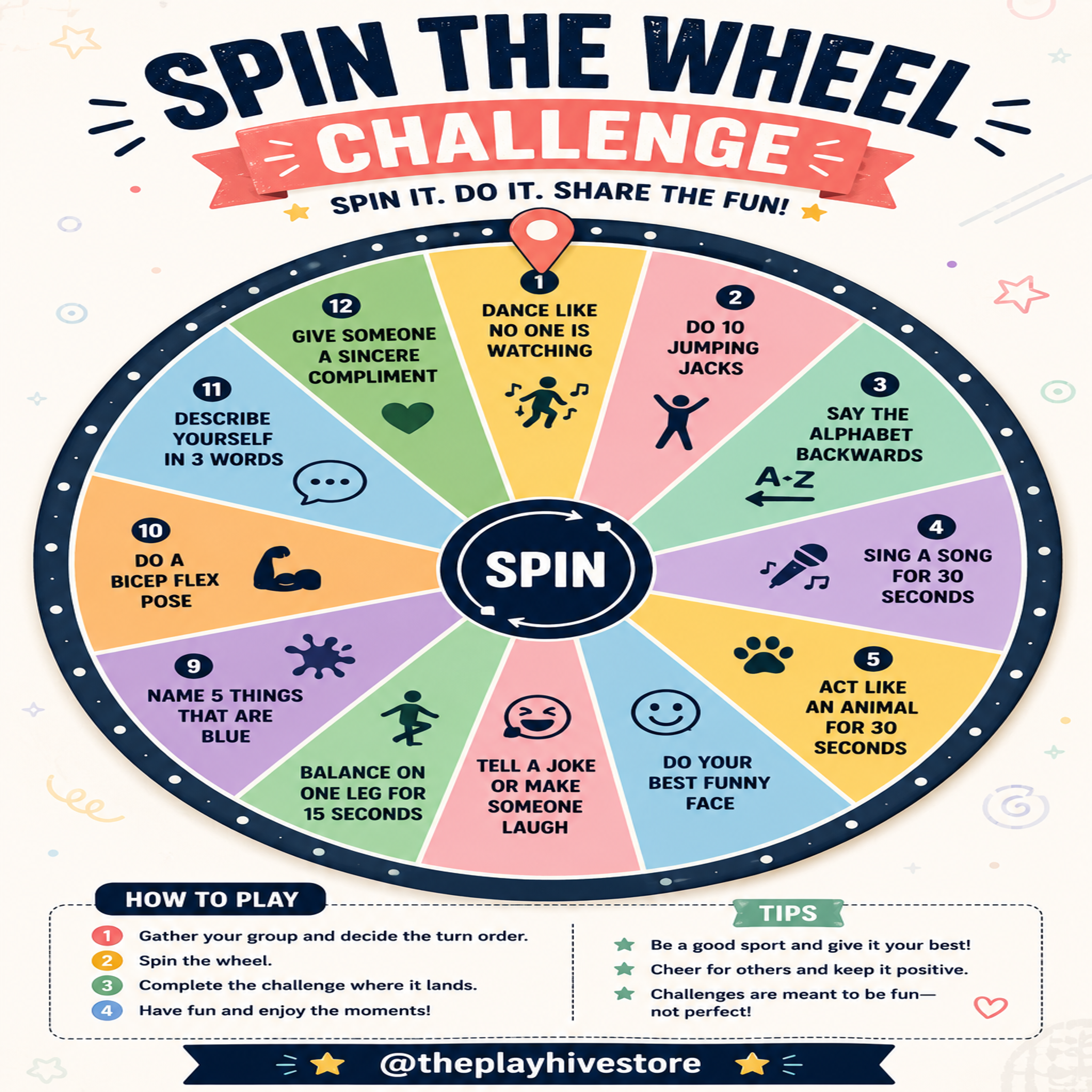Spin the Wheel Challenges