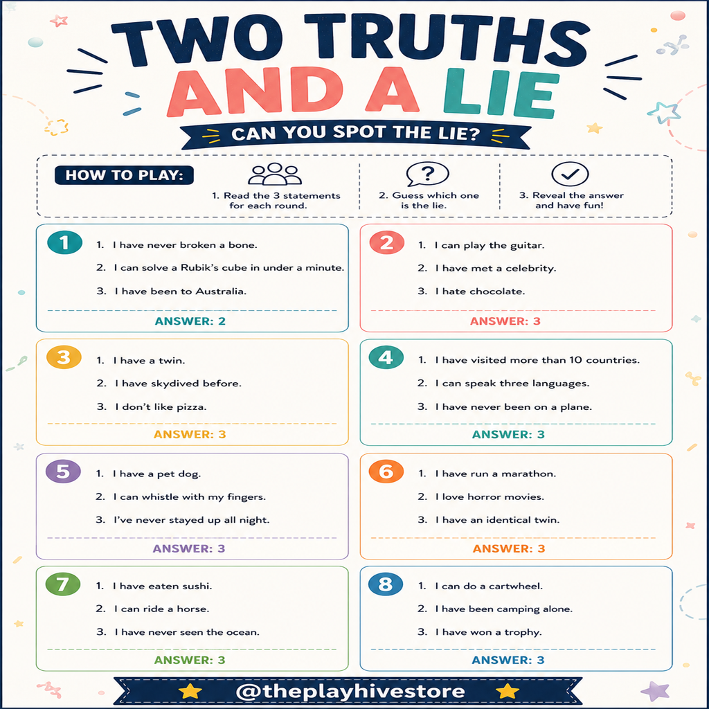 Two Truths & a Lie